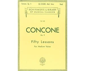 [(50 Lessons, Op. 9: Medium Voice )] [Author: Concone Joseph] [Nov-1986]