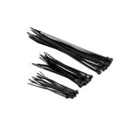 50 Ligatures en nylon Noir 5,0X190