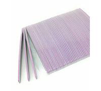 Tempo di Saldi Lot de 50 limes bananes double face, grain 100/180, pour reconstruction des ongles