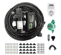 50 m nébuliseur de jardin d'extérieur avec pompe silencieuse 24 V et minuteur, kit de pulvérisation avec filtre, Siscraint de refroidissement pour Patio, Siscraint irrigation Giard