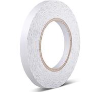 50 m Ruban Adhésif en Tissu Ruban de Double Face Bande Adhésive en Tissu Ruban à Pression, Pas de Couture, de Collage ou de Repassage, Outil de Retouches et Ourlets (1/2 Pouce x 164 Pieds)