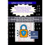 50 Malware & Virus Terms Word Search Puzzle Book for Cybersecurity Engineers: Fun Security Vocabulary Challenges with Large Print Puzzles and Answer Solutions