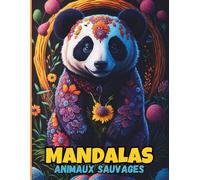 50 Mandalas animaux sauvages: Livre de coloriage enfants de 10 ans et plus | cahier d'activités animaux variés à colorier et à dessiner | cahier de dessin et coloriages.