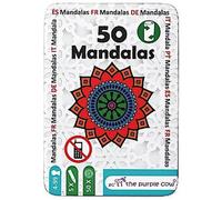 50 Mandalas bloc de couleur unisexe 16 x 11 x 2 cm papier