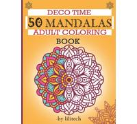 50 mandalas for Adults:: adult coloring book | 50 beautiful mandalas | for deco | relaxation| concentration | inspiration