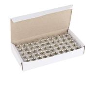 50 Mini Ampoules À Culot Vis, Petite Lampe Circuit Rond, Accessoires D'expérimentation D'électricité Physique, Fournitures De Laboratoire Scientifique Pédagogique For L'enseignement(2.5V)