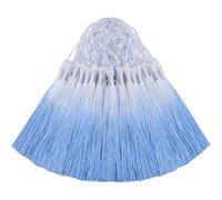 50 mini glands en soie pour loisirs créatifs DIY marque-pages fabrication de bijoux mignons perlés, boucles d'oreilles pour fille, porte-clés, remise de diplôme, petite clé, long ruban tissu couture