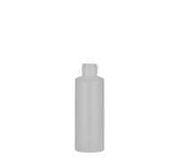 50 ml bouteille ronde, plastique PE, naturel, ouverture : bouchon à vis
