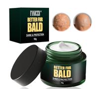 50 ml Soin hydratant pour chauves,crème matifiante cuir chevelu,avec brosse incluse,Soin du cuir chevelu pour hommes,texture légère et non grasse,convient à tous les types de peau