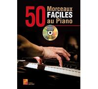 50 morceaux faciles au piano - 1 Livre + 1 Disque (Audios/Vidéos)