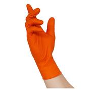 50× Nitras Schutzhandschuhe TOUGH GRIP N, Größe M, orange