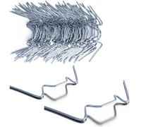 50 ou 100x Clips de vitrage pour serre 1,5mm d'épaisseur Acier inoxydable Type W