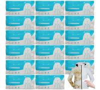 50 Pack jetables sans lavage d'urgence en bas manteau nettoyage serviettes; Serviettes de nettoyage efficaces multi-usages d'élimination des taches; Graisse nettoyante rapide, saleté des vêtements