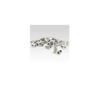 StarTech.com Visses M5 50 Pcs - Longueur 10mm - Montage Ventilateur PC/Serveur - Visses Auto Perforantes Montage Fan PC/Serveur - Tête Plate Phillips - Trous Montage M5 - Métal Plaqué Zinc Brillant - Neuf