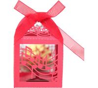 50 Packs De Boîtes De Faveur En Papier De Conception De Note Musicale, Boîtes De Cadeau De Chocolat De Douceur Jetables Avec Le Ruban Pour Noël Anniversaire Mariage Décoration