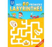 50 pages de labyrinthes tout en couleur pour enfants 3-6 ans