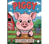 50 Pages Single Sided Cute Pig Coloring Book Gift for Adults Men Women Kids Young Boys Girls Teens Bold and Easy Simple Stress Relief Cozy Farm Pig ... Children Awesome Pig Family Coloring Sheets