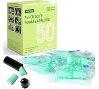 50 Pair Bouchon D'oreille Pour Dormir,bouchon Oreilles Bruit Snr 38 Db,réutilisables Boule Quies En Éponge Souple, Bouchons Doreilles Anti Bruit Pour Dormir, Ronfler, Travailler