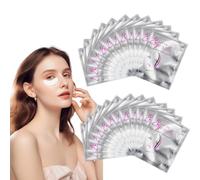 50 Paire Patchs Pour Extensions de Cils, Eye Gel Pads Coussinets D'extension Eye Masque Non Pelucheux Beauté Outi pour Pro Salon Personnelle Eyelash Teinture Extension de Cils Individuels