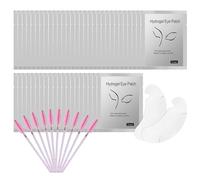 50 Paire Patchs Pour Extensions de Cils, Patch Extension de Cils, Coussinets d'extension Cils, Gel Patch Eye Gel Pads, Patch de Cils Eyelash, Non Pelucheux Patch Yeux, Eyelash Extension Pads