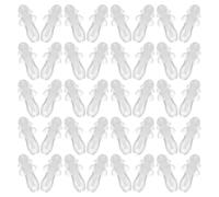 50 Paires Bouchons D’oreilles en Silicone Anti-bruit, Études | Design Transparent Discret, Forme Flexible, Aide à Garder L’eau Conduit Auditif, Approvisionnement en Lot