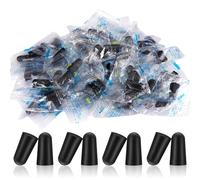 50 Paires Bouchons d'oreilles pour Dormir en Mousse, Voyager, Noir