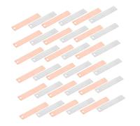 50 Paires Feuilles Électrodes Cuivre Zinc pour Expériences Stem