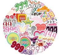 50-Paper Angel Digital Graffiti Stickers Cartoon Notebook Waterproof Stickers -50