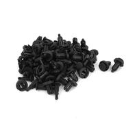 50 Pcs 30mm x 10mm Rivet Plastique Agrafe Garde-boue Pare-chocs Voiture Clips Tige-Poussoir