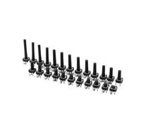 50 pcs 6 * 6 * 8.5mm DIP 12V 0.5A Push Button Switch 4 PIN Tactile Tact Direct Plug-in Self-Reset Interruptor NWPNLXEA