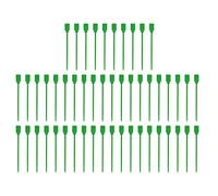 50 Pcs 915MHz UHF RFID Etiquette d'attache de Câble Zip, Etiquettes en Plastique Vierges et étanches, Etiquette de Marquage Lisible et Inscriptible, Puce Intelligente