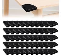 50 Pcs Baby Corner Protectors Soft Table Corner Protectors Baby Table Corner Protectors Table Corner Protectors For Baby Table Corner Protectors Self Adhesive Black