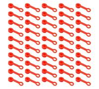 50 Pcs Bike Saignement Couvercles Mamelon À Caoutchouc Soft En Caoutchouc Caputes À Vis Frein À Vélo Bike Hydraulic Frein Breed Said Minpple Caps Faciles À Utiliser