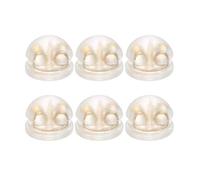 50 Pcs Boucle D'oreille Dos Doux Clair Silicone Boucle D'oreille Dos Remplacement Sécurité Coussinets Arrière pour Boucles D'oreilles (Or)