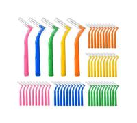 50 Pcs Brossettes Interdentaire, Différents Diamètres 0,6/0,7/0,8/1.0mm, 5 Tailles Brossettes Interdentaires, Multicolore BROSSETTE