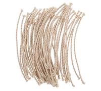 50 Pcs Brûleur Mèches Remplacement Fil de Coton Bougie Mèche Corde pour Lampes à Pétrole Lanterne Coupe-Vent Briquet Bricolage Faisant Accessoire