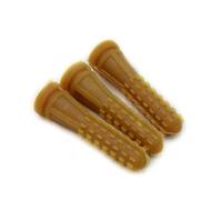 50 pcs Canard Plumeuse Volaille Doigt Plumeuse Volaille Plumer Les Doigts Bâton d'enlèvement De Plumes de Cheveux de Remplacement ( Jaune )