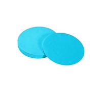 50 PCS Circle Card Stock, Outcuts Paper, Round Origami Cardstock Construction, pour DIY Craft Projects Impression Supplies Bulletin (Blue,25cm/10")