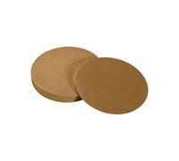 50 PCS Circle Card Stock, Outcuts Paper, Round Origami Cardstock Construction, pour DIY Craft Projects Impression Supplies Bulletin (Coffee,33cm/13")