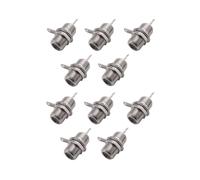 50 Pcs Connecteur Adaptateur du Type F de Prise Femelle Jack A Souder de Panneau Monte