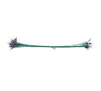 50 Pcs De Pêche Leader Ligne Résistance À Haute Résistance en Acier Inoxydable avec Émeute Et Crochet 15 Cm / 20/25 4