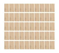 50 Pcs Domino Tenon Set Hêtre Bois 8x40mm Tenons Lâches Accessoire De Travail du Bois Pour Meubles Boiserie Positionnement Marquage