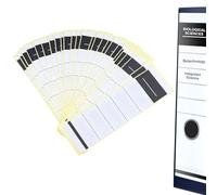 50 Pcs Étiquettes Autocollantes Pour Dos De Classeur, 54 X 190 Mm Pour Dossiers Étroits De 5 Cm/8 Cm, Forte Adhérence Étiquettes De Dossier Disponibles Pour Imprimante Bureau Domicile Scolaire, Blanc