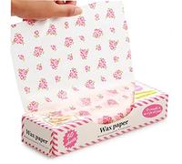 50 pcs Food Wrapping Paper Gâteau Emballeurs Résistant à la graisse Deli Sandwich Papier Étanche Étanche Cire Papier d'emballage pour Pizza Pain Viande