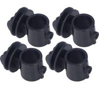 50 PCs/kit de 2,1 cm de vis d'isolateur accessoires de syst?me de r?seau d'impulsion pour tige de palier de clôture ?lectronique noir