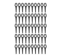 50 PCS Lames de Tondeuse à Gazon en Plastique Pièces de Remplacement pour ALM 28 et 30 Tondeuses (Black)