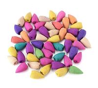 50 pcs le Reflux Cônes d'encens, couchage Aide à la pression Libérant accessoire de ménage Naturel le Reflux d'encens parfumé Cônes