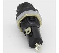 50 pcs/lot 5 * 20mm porte-fusibles en verre 5x20 noir porte-fusible de douille de Tube d'assurance for 5 * 20 porte-fusible de montage sur panneau d'assurance Câblage de protection