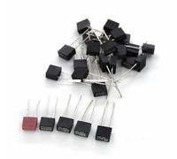 50 PCS/LOT Carré Rectangle Fusible Kit Coup Lent T1A T3.15A T4A T5A T6.3A 250 V SS-5 2Pin Fusible Assortiment Kit 5 Sortes Chaque 10 PCS Câblage de protection