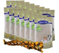 50 pcs. Lyra Pet® Bâtonnets de tête de bœuf avec panse env. 70 cm